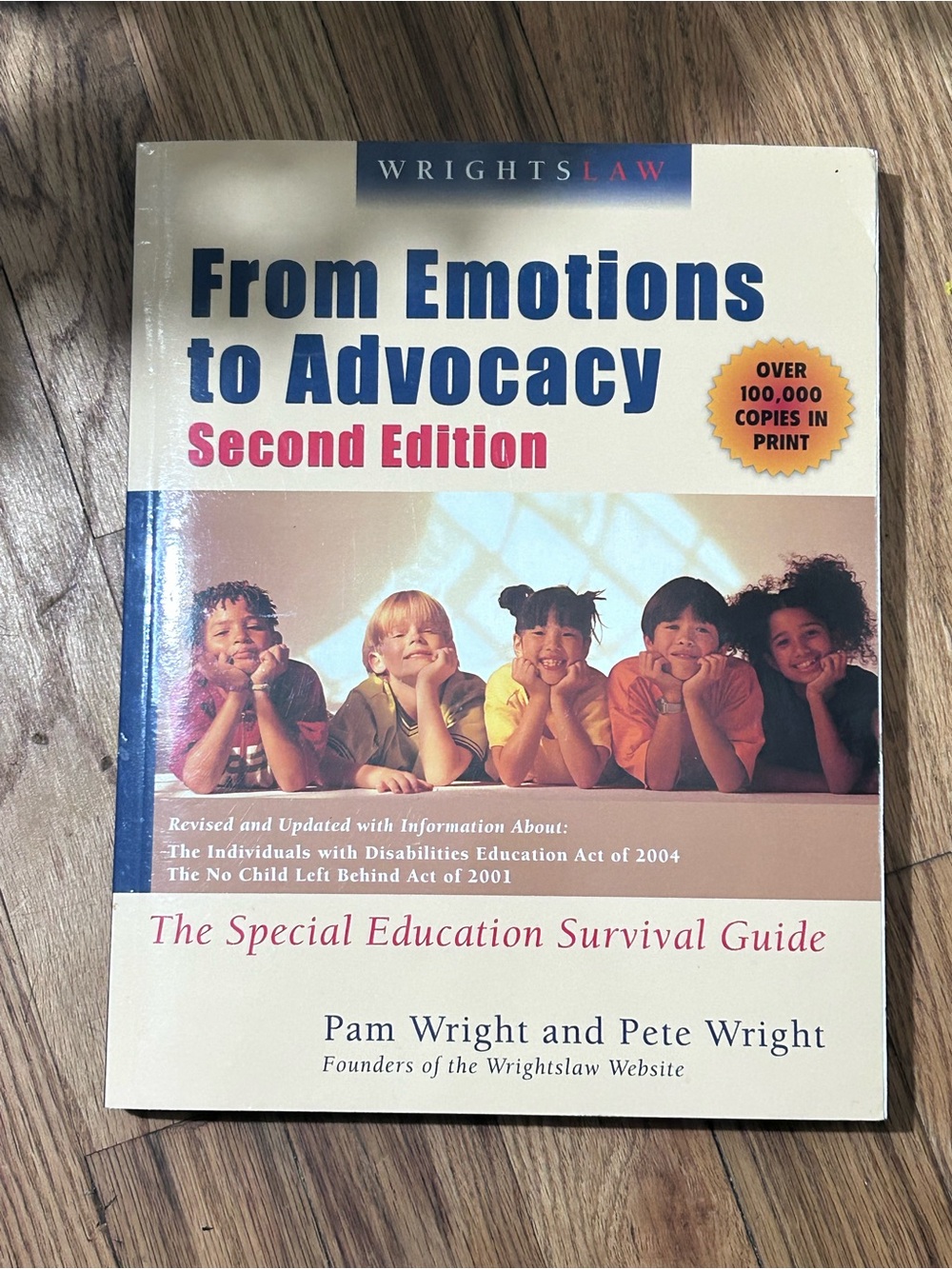 Wrightslaw From Emotions to Advocacy Second Edition - Cream/Blue/Red